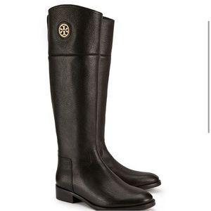 Tory Burch Junction Riding Tall Boot in Black *Excellent Condition*